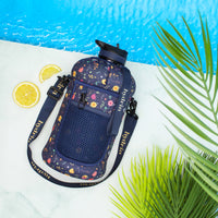 Half Gallon Water Bottle with Sleeve (Mermaid)