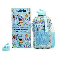 Half Gallon Water Bottle with Sleeve (Mermaid)
